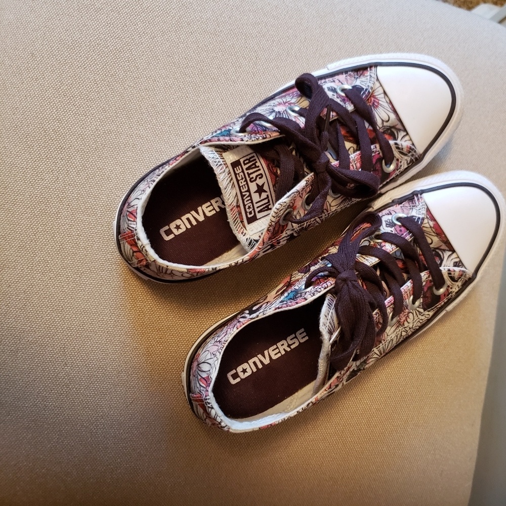 Converse flower and skull size 5 - Picture 5 of 8